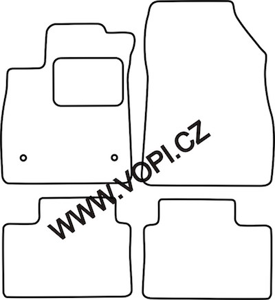 Textil-Autoteppiche Renault Talisman sedan/combi 2016 - Autofit (3897)